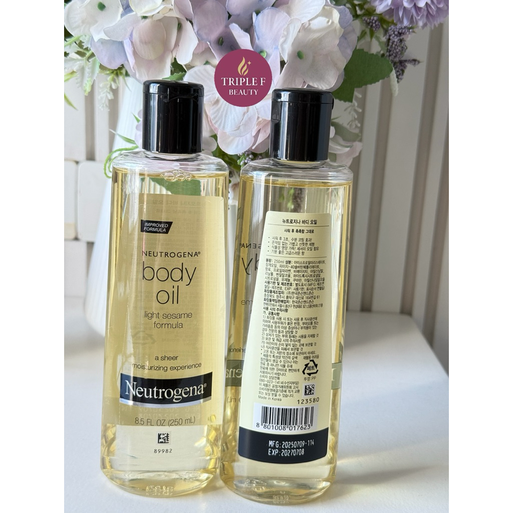 ⭐️พร้อมส่ง/แท้100%⭐️Neutrogena Body Oil 250ml นูโทรจีน่า บอดี้ ออยล์ 250ml