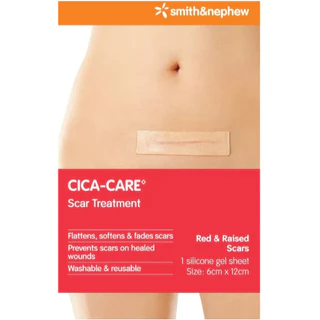 (ของแท้มี อ.ย.) Cica Care แผ่นซิลิโคน เจลชีท ซิก้าแคร์ ลดรอยแผลเป็น