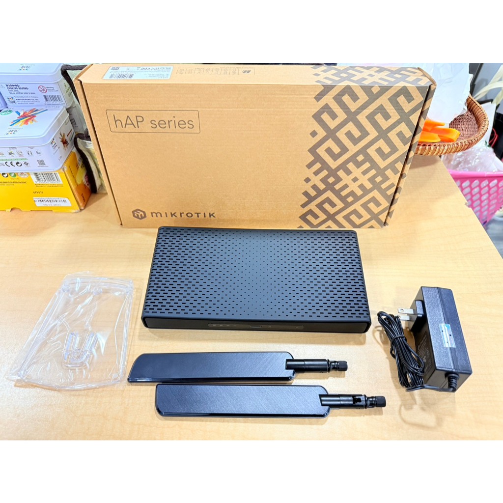 ของใหม่ Mikrotik hAP ax3 (C53UiG+5HPaxD2HPaxD) WiFi 6 Access Point