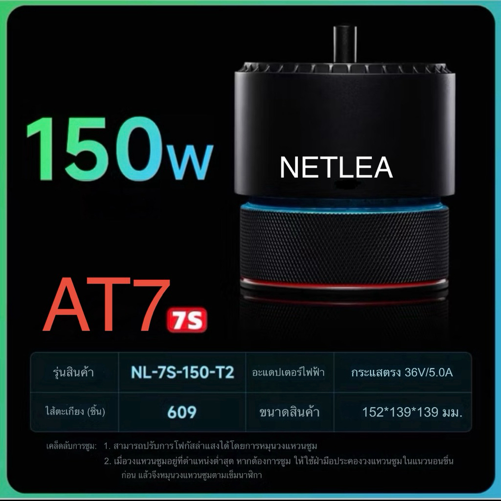 โคมไฟNETLEA AT7 s    ❤️