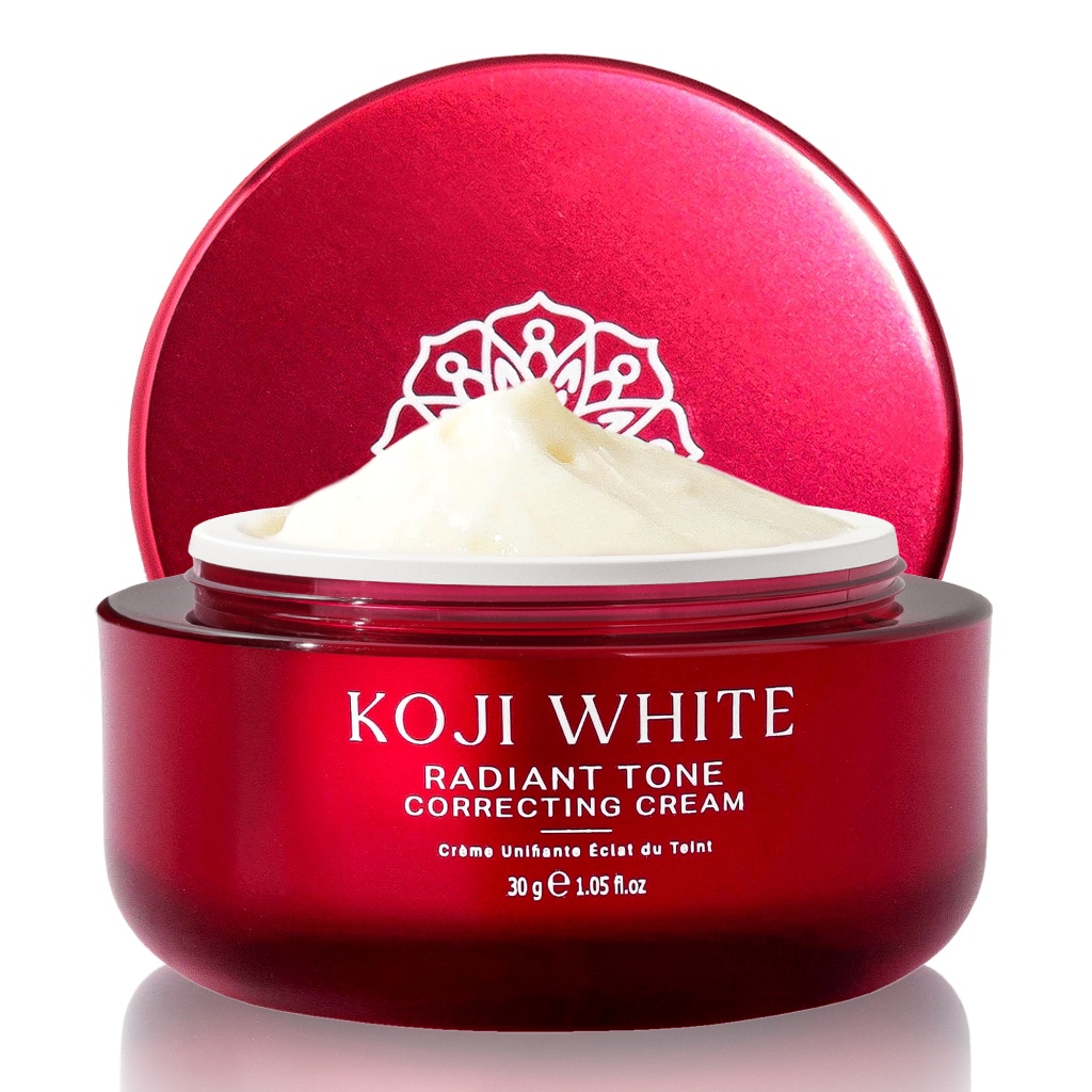 Koji White ครีมบำรุงผิวหน้า 1% Kojic Acid, Alpha-Arbutin, 3% Niacinamide ผิวเรียบเนียน กระจ่างใส 30g