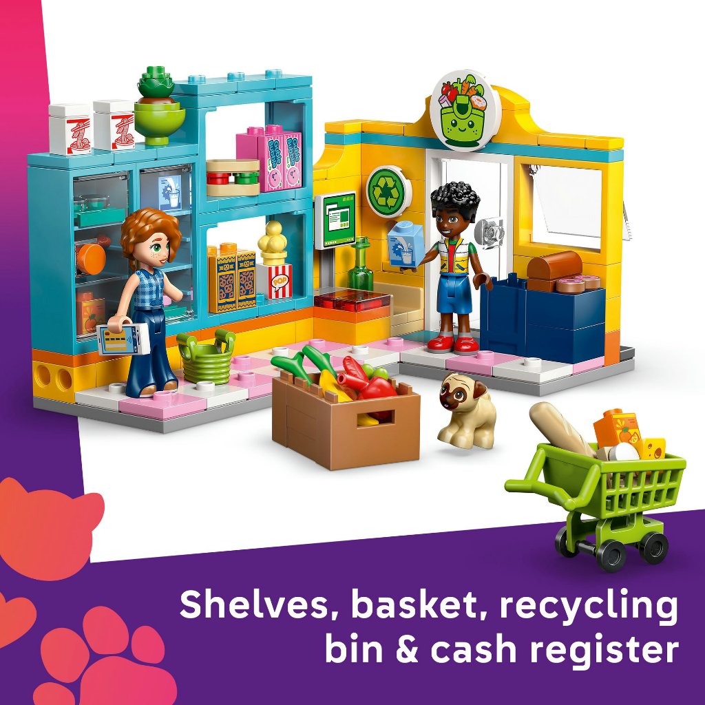 LEGO Friends 42680 Heartlake City Mini Supermarket (176pcs.), Building Blocks, Kids Toy - รูปที่ 4