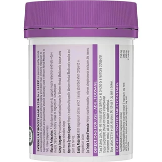 Swisse Ultiboost Magnesium + Sleep 120 Tablets