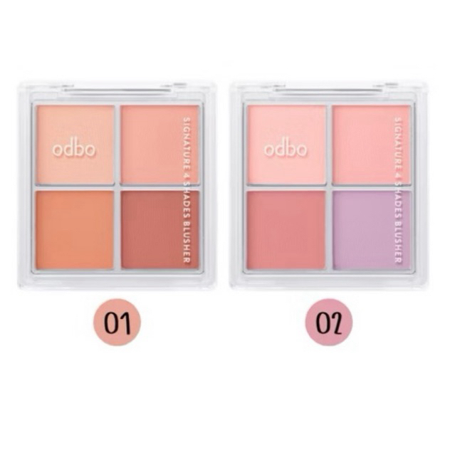 ODBO SIGNATURE 4 SHADES BLUSHER - OD1309