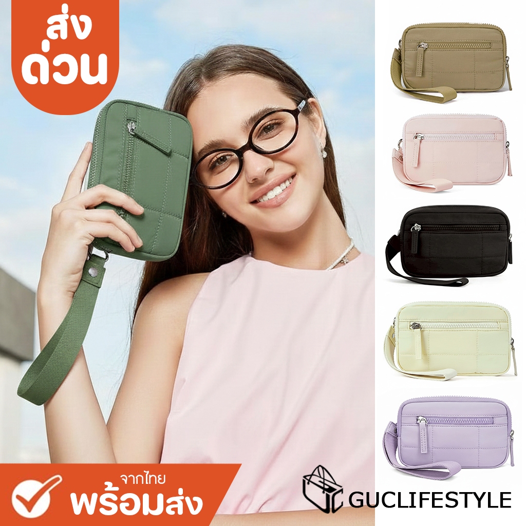ส่งด่วน GUCSELECTED(B2549) กระเป๋าจัดระเบียบอเนกประสงค์ หูฟัง/เก็บบัตร/โทรศัพท์ มีสายคล้องมือ