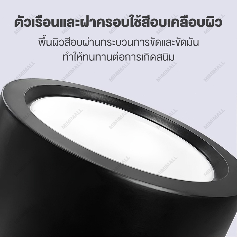 ไฟดาวน์ไลท์ 3สี LED ดาวน์ไลท์ติดลอย โคมไฟเพดาน Downlight ไฟติดห้อง ไฟเพดาน LEDไฟห้องนอน Panel Light - รูปที่ 5