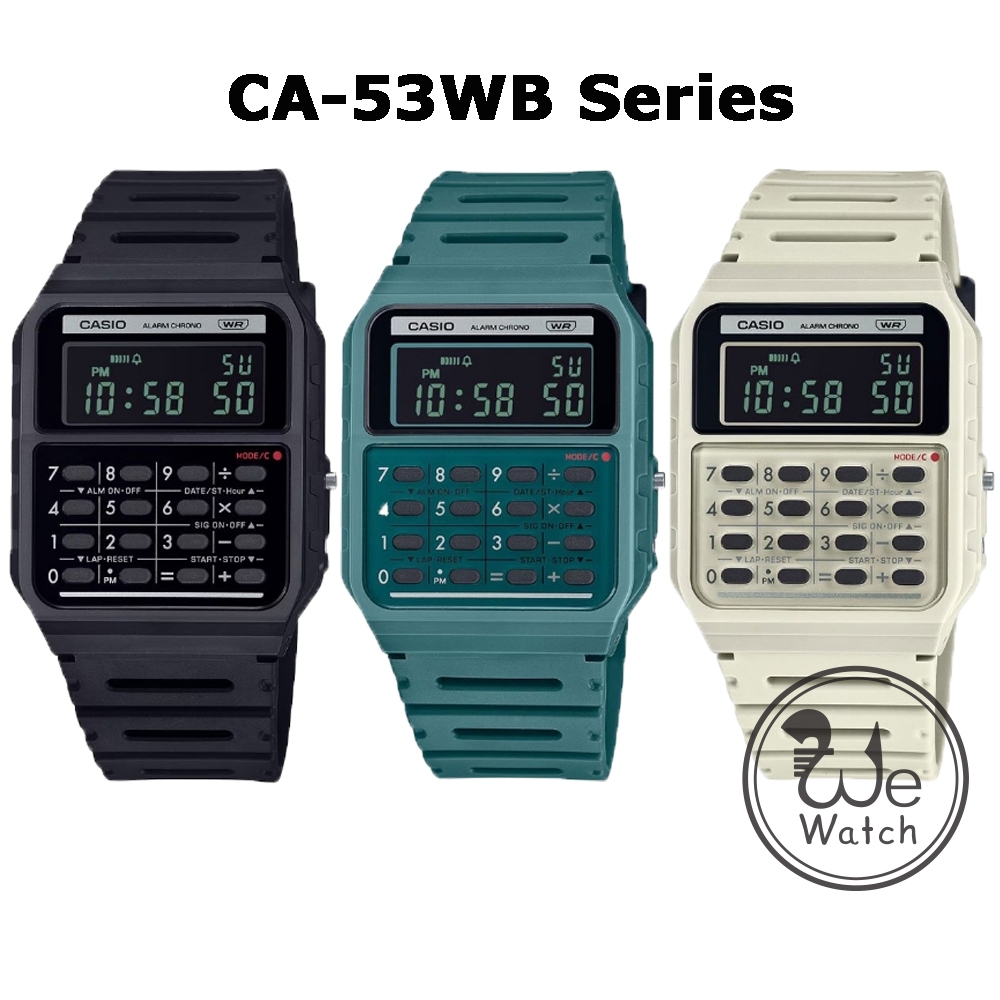 !!ประกัน1ปีและกล่อง CMG!! CASIO รุ่น CA-53WB นาฬิกาชาย DATA BANK CA53 CA CA53W CA-53 CA53WB