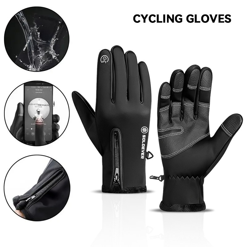 SOLOEVER ถุงมือกันแดด กันแดด ป้องกันรังสียูวีUPF50+ Cycling Gloves