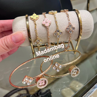 𝗟𝗬𝗡 𝗝𝗲𝘄𝗲𝗹𝗿𝘆 แท้จากช็อป กำไลข้อมือ ต่างหู ข้อมือ กำไล lyn พร้อมกล่อง แท้จากช็อป