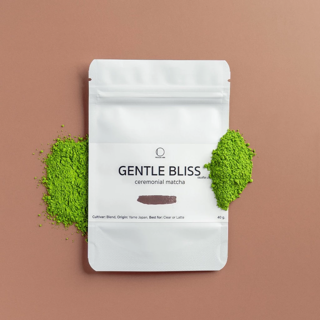มัทฉะ Yame Gentle Bliss 30g โทนถั่วละมุน [Matcha AHH] มัทฉะแท้ 100% เกรดพิธีชงชา 30g จากยาเมะ ฟุกุโอกะ | Blend Matcha