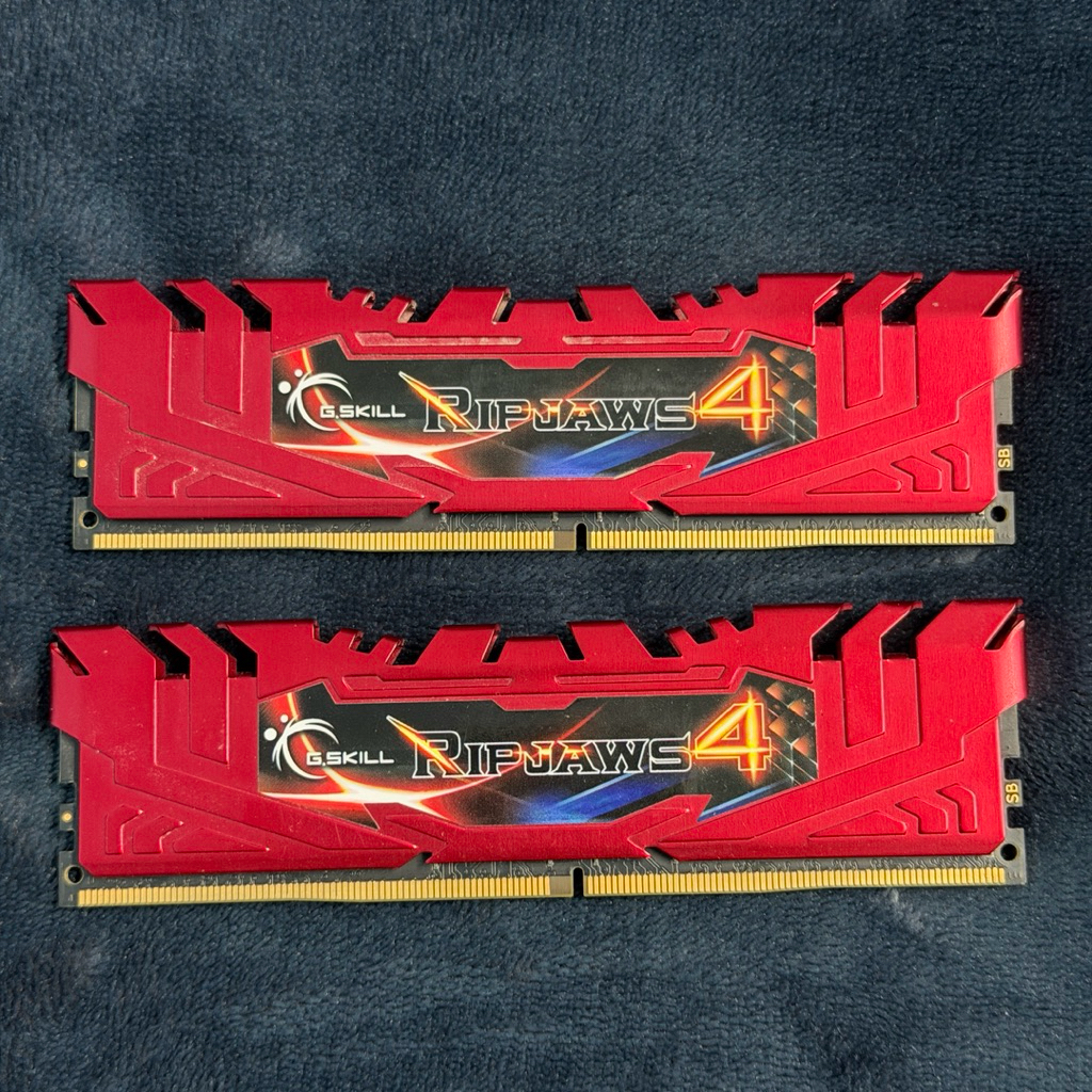 G.SKILL RIPJAWS 4 16GB (8GBx2) DDR4/2133 (RED) (F4-2133C15D-16GRR) Memory RAM (หน่วยความจำ) แรม มือส