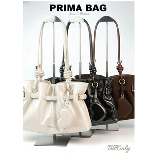 🔥พร้อมส่ง งานสั่งตัด🔥📌ใช้โค้ดร้านโคตรคุ้ม📌กระเป๋า Prima bag หนังพียูพรีเมี่ยม พร้อมหัวใจ