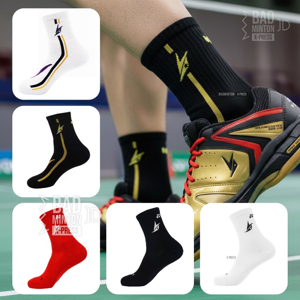 [พร้อมส่งจากไทย] ถุงเท้าแบดมินตันโยเนก Lin Dan Tru3D ข้อกลางและข้อยาว แบบนักกีฬาทีมชาติ มีสินค้าพร้อมส่งจากไทย