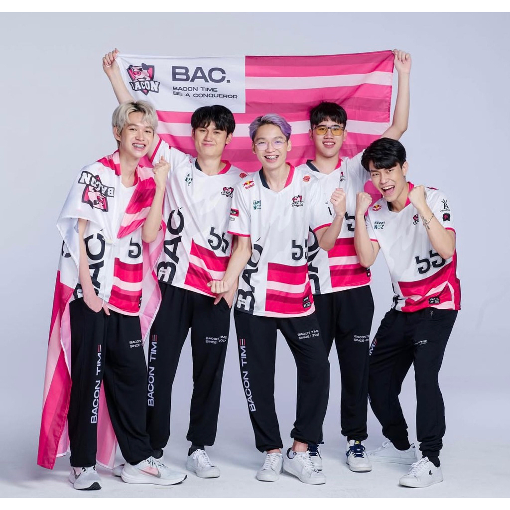 Bacon Time Esports Size.2XL 🐽 เสื้อนักเเข่ง (ไม่มีขาย) ❤️‍🔥