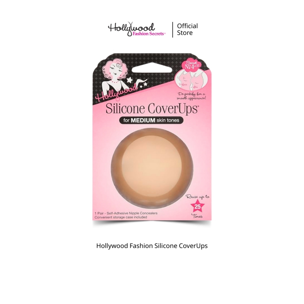 Hollywood ซิลิโคนแปะหน้าอก Fashion Secrets บรรจุ 1 คู่ ช่วยปิดหัวนมให้เรียบเนียน