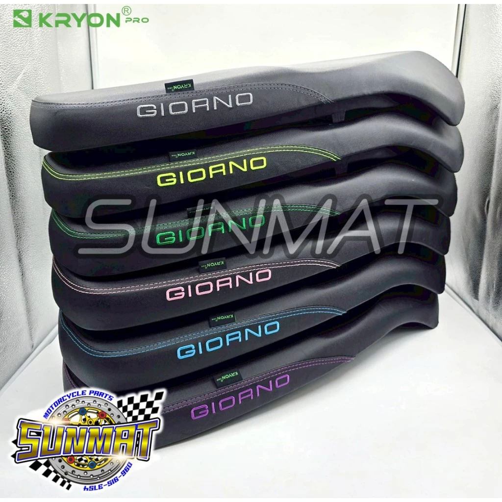 เบาะปาด GIORNO ทรงกลาง สองตอน งานปักเดินด้าย 6 สี thumbnail 3