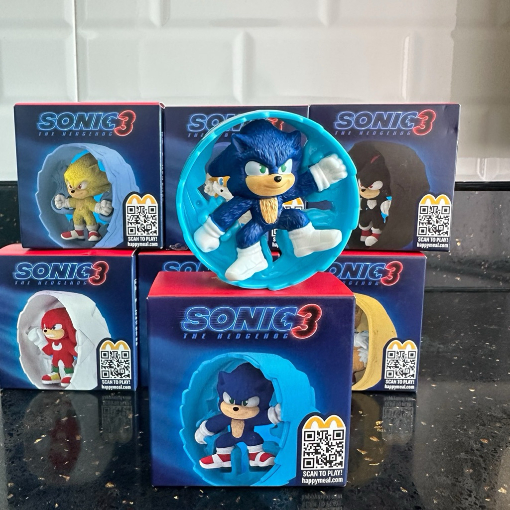 โซนิคชุดของเล่น Sonic 3 จากแมคโดนัลด์
