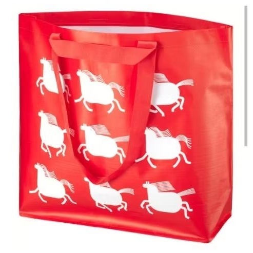 ถุงอิเกียถุงหิ้วกลาง, รูปม้า, 45*1​8*45ซม./36 ลิตรFOSSTAฟอสส์ต้าถุงikea