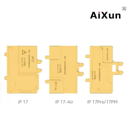 แผ่นอะลูมิเนียมJCID AIXUN IHeater Pro สำหรับอุ่นแผงวงจร iP17 / 17Air /17pro /17promax สถานีซ่อมแซมแบ