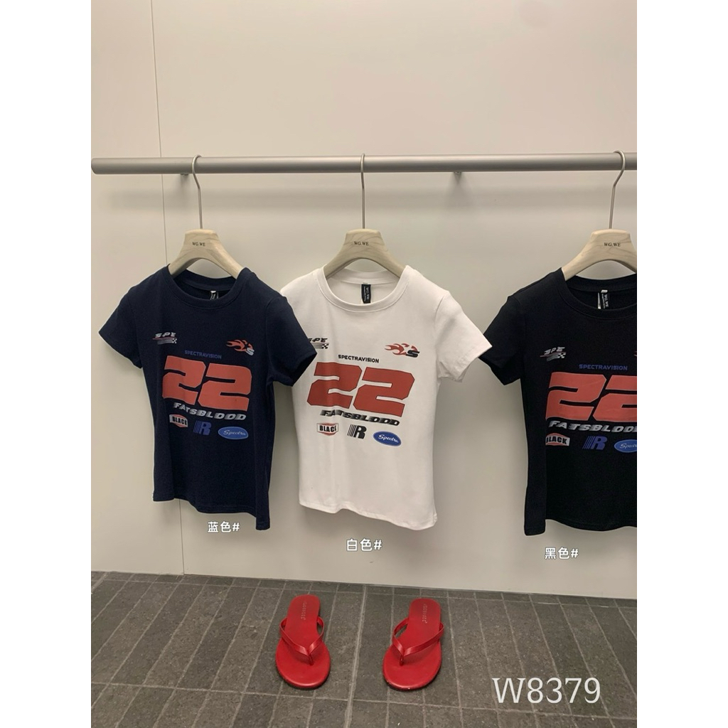 W8379 เสื้อแฟชั่น Tag🇰🇷🛍️WGWE - รูปที่ 3