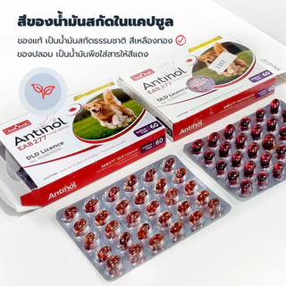 Antinol Dog แอนทินอล อาหารเสริมสุนัข บำรุงข้อ บำรุงข้อต่อ สกัดจากธรรมชาติ (1 กล่อง/60 เม็ด)