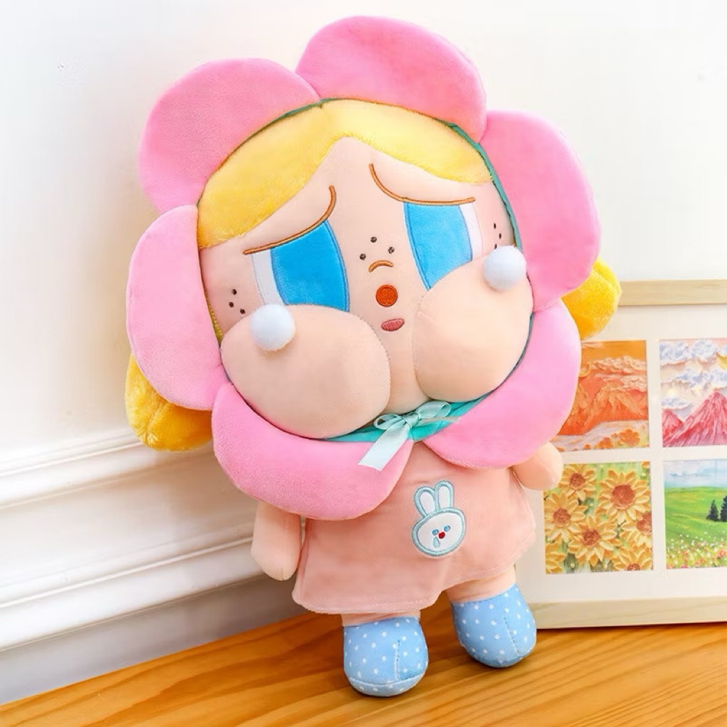 [พร้อมส่ง] ตุ๊กตา Crybaby Flower Child (30cm) ✨ ครายเบบี้เด็กดอกไม้ แก้มก้อนนุ่มนิ่ม ของขวัญ 🌸 🥨