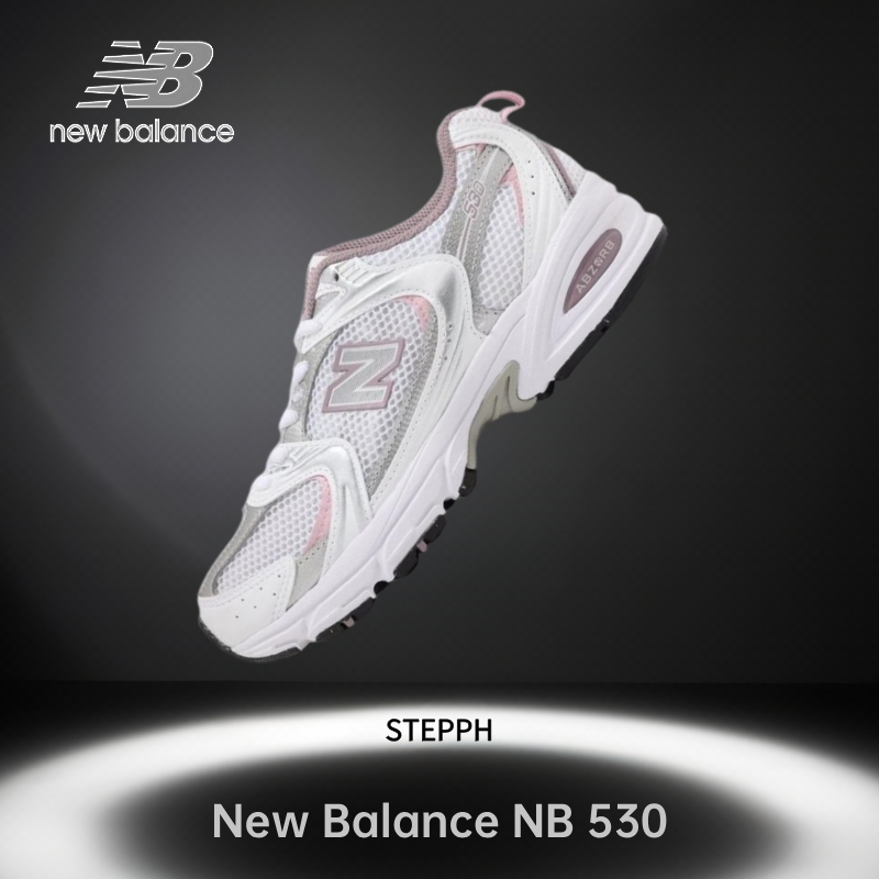 ของแท้ 100%-New Balance NB 530  silver pink Low Sneakers MR530SGC