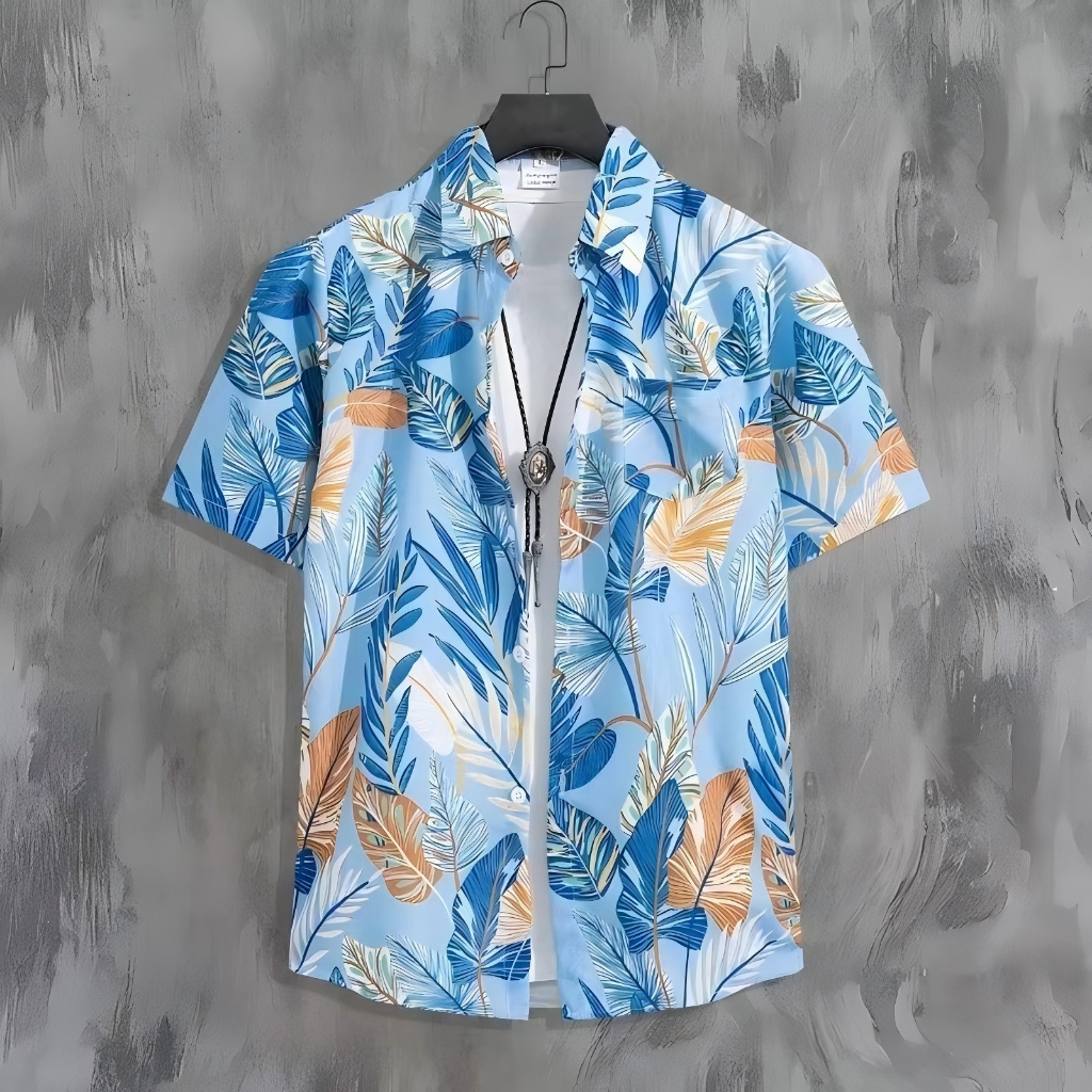 เสื้อสงกรานต์ เสื้อลายดอก เสื้อเชิ้ต ฮาวาย เนื้อผ้าดีใส่สบาย 2026 M/L/XL/2XL/3XL สินค้า