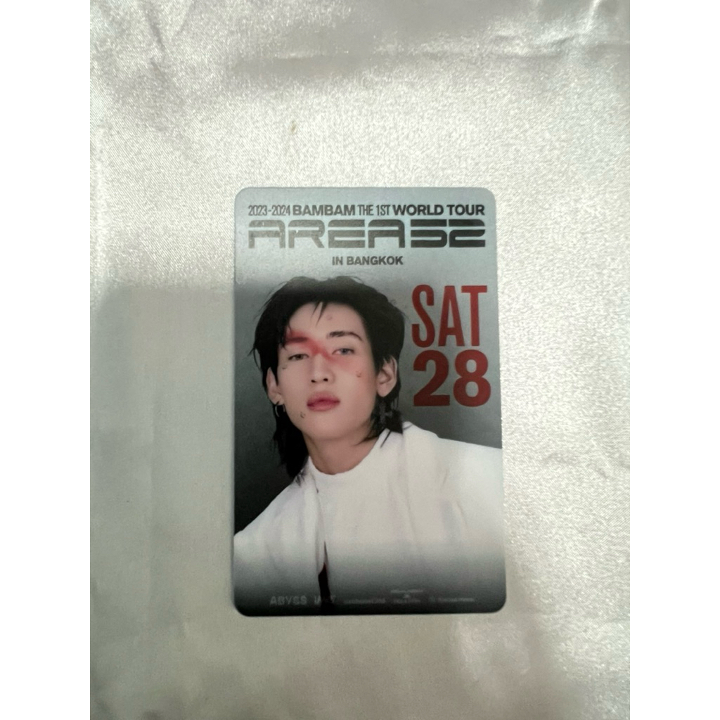 พร้อมส่ง บัตรคอนของแท้ BamBam Area 52