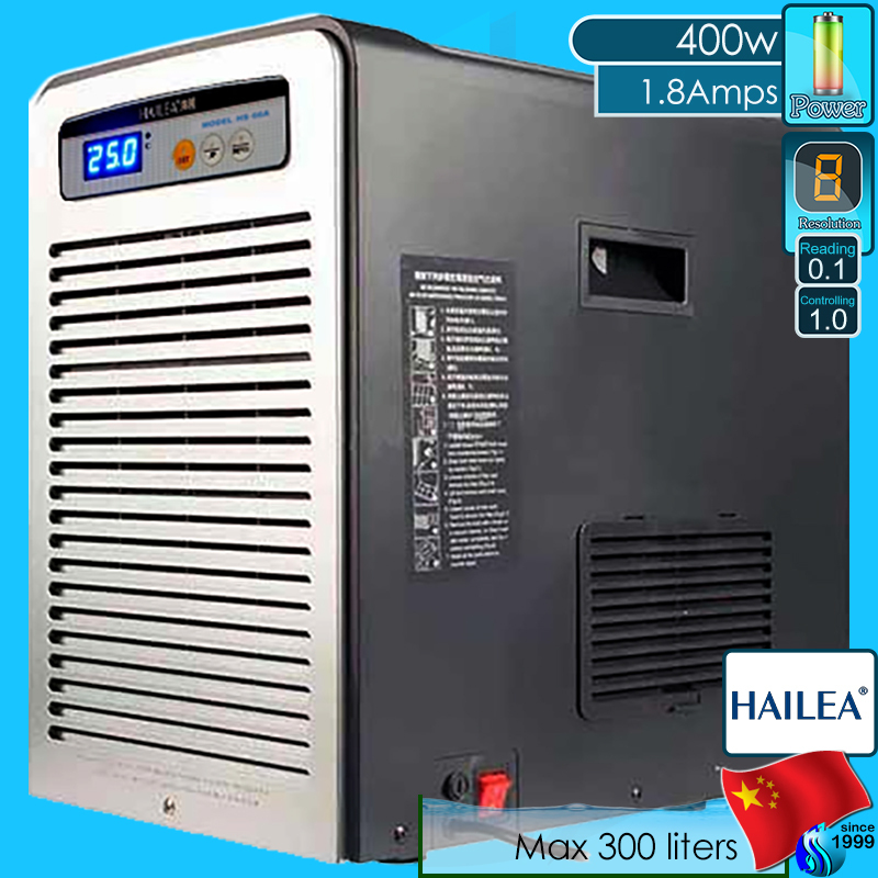 Hailea HS-66A vs Hygger Mini 300 liters ชิลเลอร์ น้ำไม่เกิน 300 ลิตร เครื่องทำน้ำเย็น chiller cooler