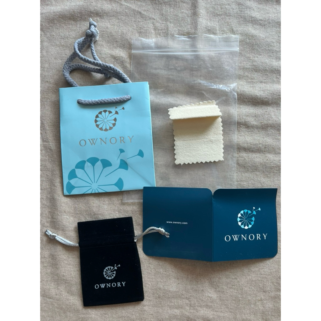 ซองผ้าใส่จิวรี่ ผ้าเช็ดจิวรี้ ถุงกระดาษ ตามภาพ ownory