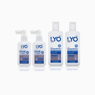 LYO แชมพู พี่หนุ่ม 1 แถม 3 ไลโอ ยาสระผม กรรชัย แฮร์โทนิค เซรั่มผม Shampoo Hair Tonic lio Official