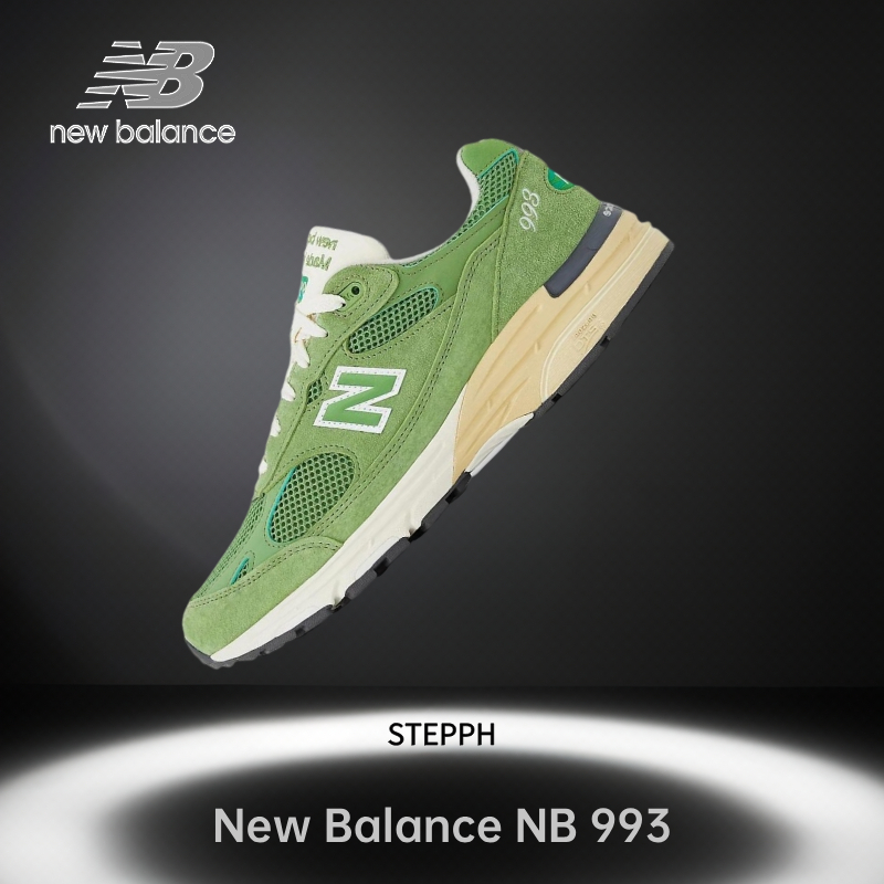 ของแท้ 100%- New Balance NB 993 Low Sneakers U993GW green