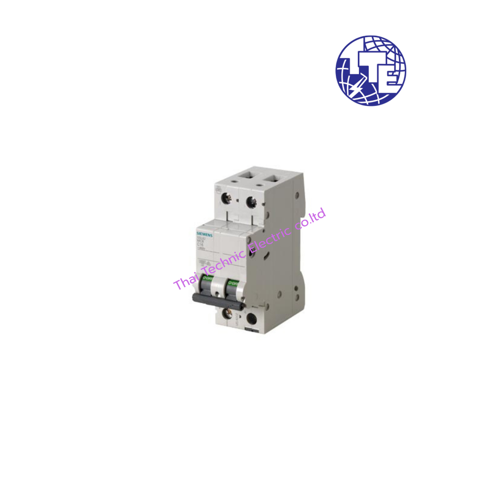 MCB "SIEMENS" 5SL6263-7CC 2P 63A "C" 230/400V 6kA