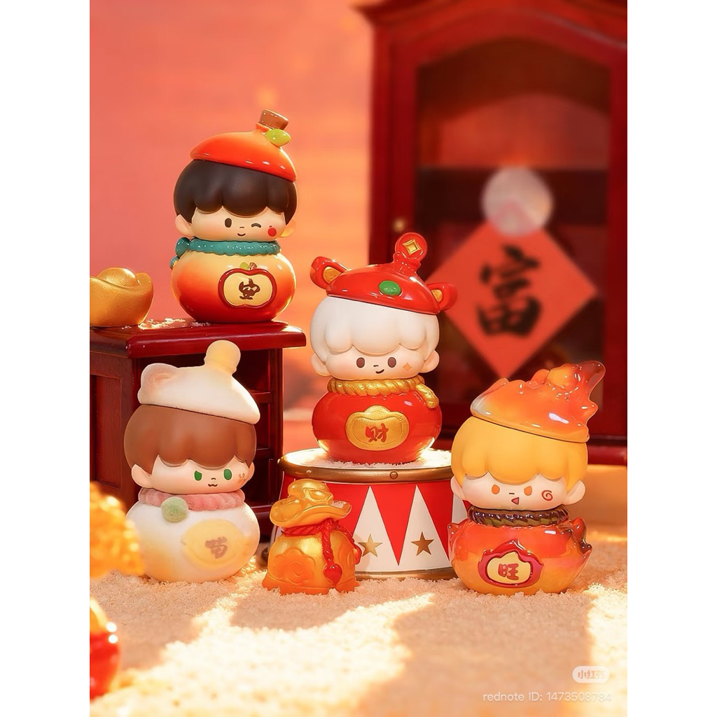 (ย129) โมเดล มินิ : Baby Story Lingling Gourd Cub Series Blind Box