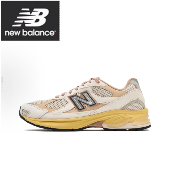 【ของแท้ 100%】New Balance NB 2010 low cut running shoes in beige color