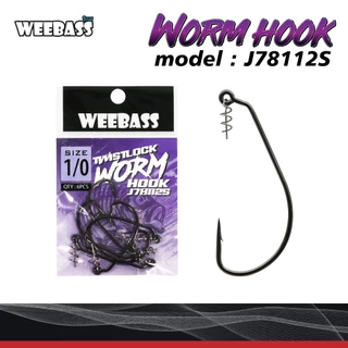 (ตาเบ็ด ตัวเบ็ด ตาเบ็ดเกี่ยวเหยื่อยาง) WEEBASS ตาเบ็ด - รุ่น PK J78112S