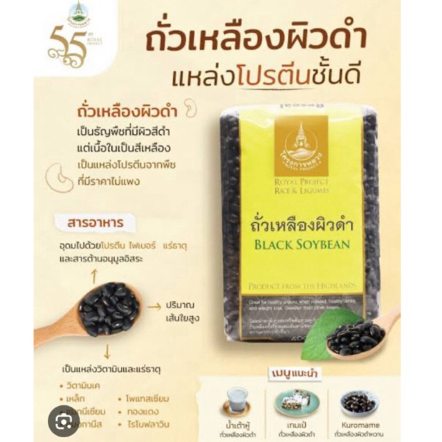 ถั่วเหลืองผิวดำ black soy bean