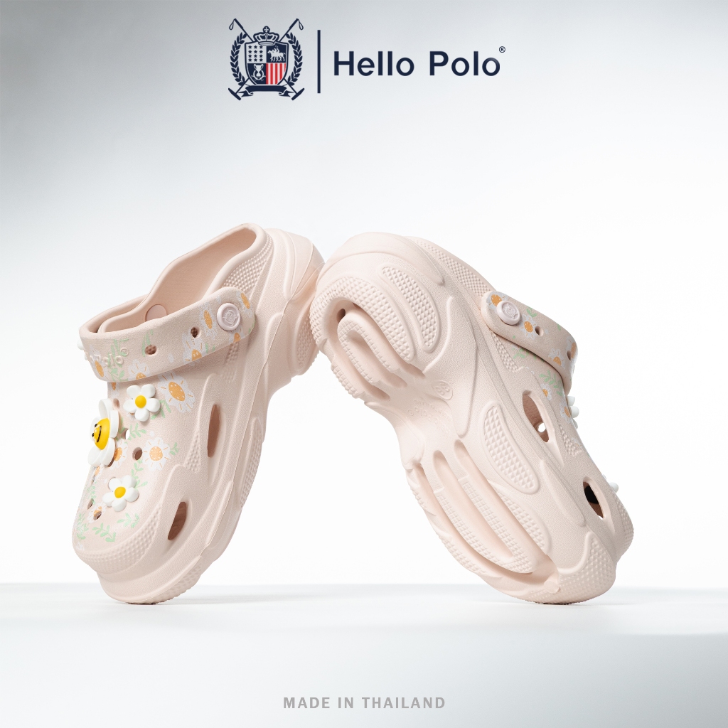 Hello Polo รุ่น HP8053B รองเท้าหัวโต รองเท้าแฟชั่น EVA ลายดอกไม้เดซี่ นุ่มเบา ใส่สบาย สไตล์มินิมอล รูปที่ 6