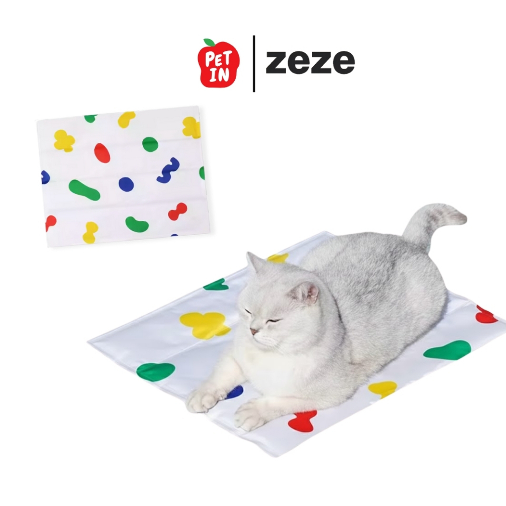 Zeze ที่นอนแมวเย็น ลายโมเดิร์น เบาะเย็นหมาแมว คลายร้อน