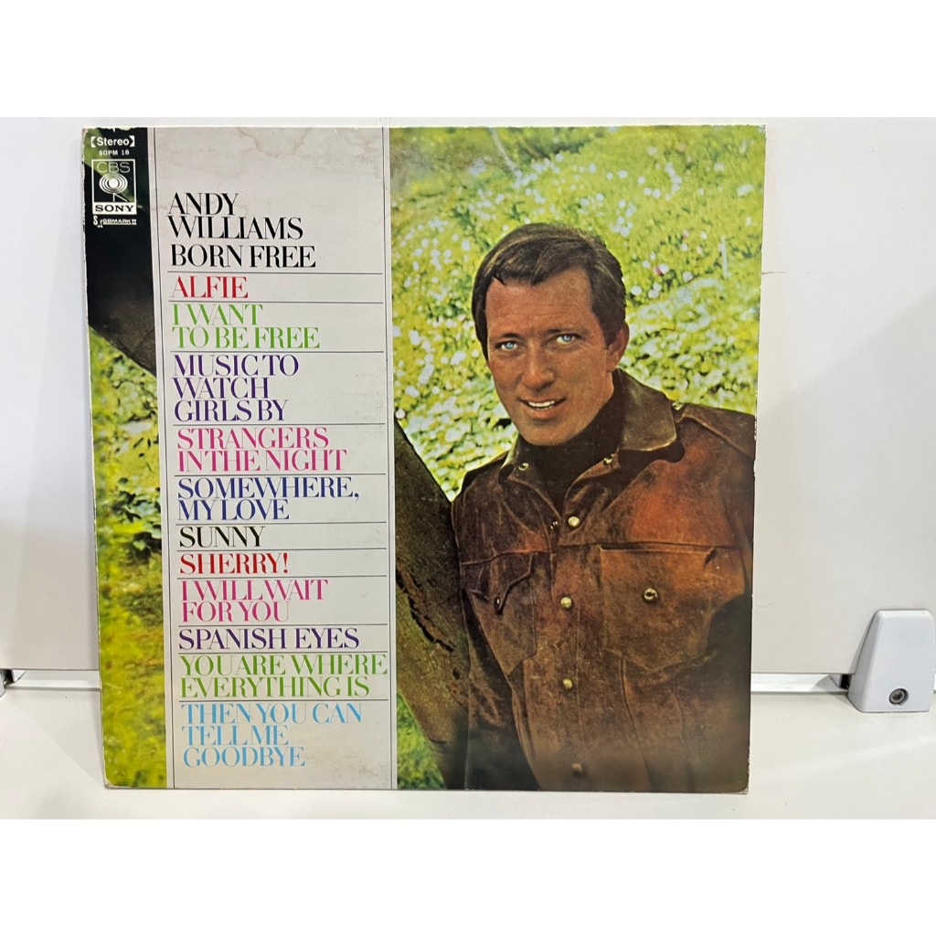 1LP Vinyl Records แผ่นเสียงไวนิล Andy Williams Vinyl Records Greatest Hits Born Free Dear   (H20B32)