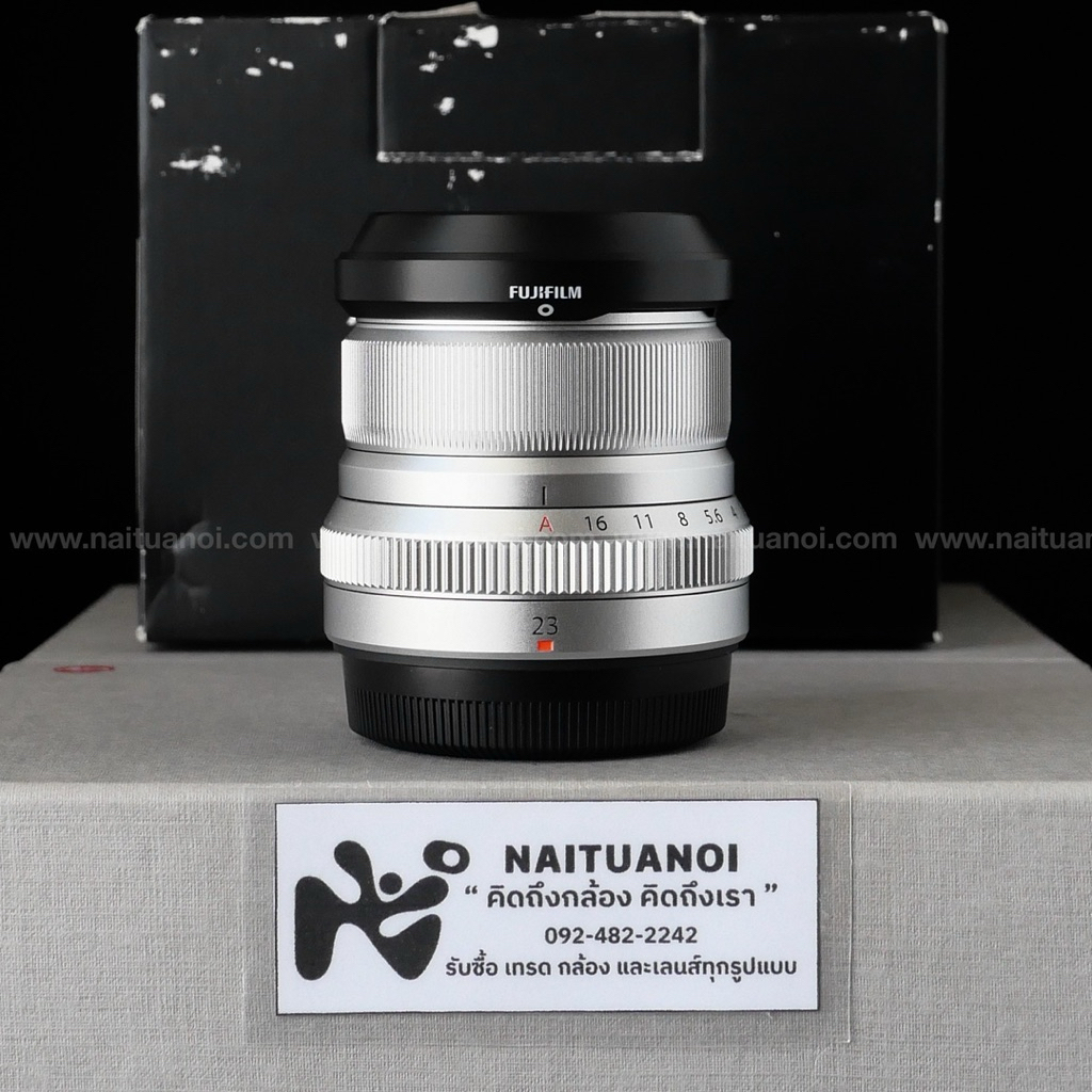 ( Used!! ) Fuji XF 23 F2 R WR Silver < Top Mint >