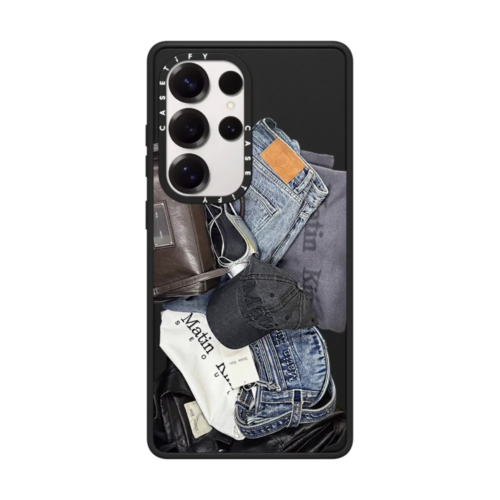 CASETiFY | MATIN KIM UNBOXING CASE - BLACK [Matin Kim] For iPhone Samsung แท้