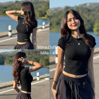 Wana.Outfits - Milla Top เสื้อยืดแขนสั้นรัดรูป
