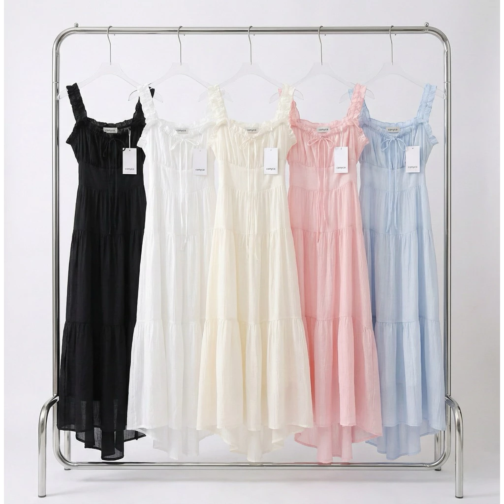 conycolours | Lilly Backless Dress ชุดเดรสยาวสมอค เปิดหลัง