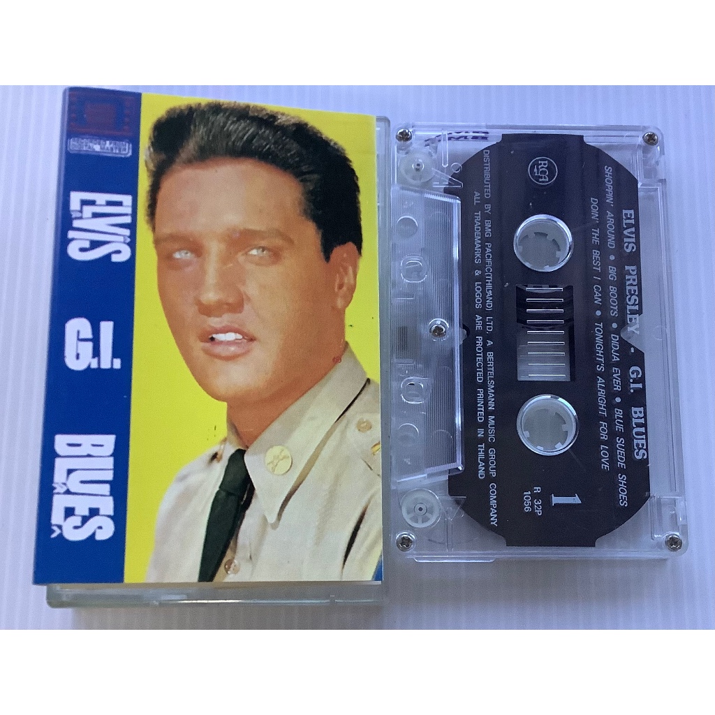 Cassette Tape เทปคาสเซ็ตเพลง Elvis Presley อัลบั้ม G.I. Blues ลิขสิทธิ์