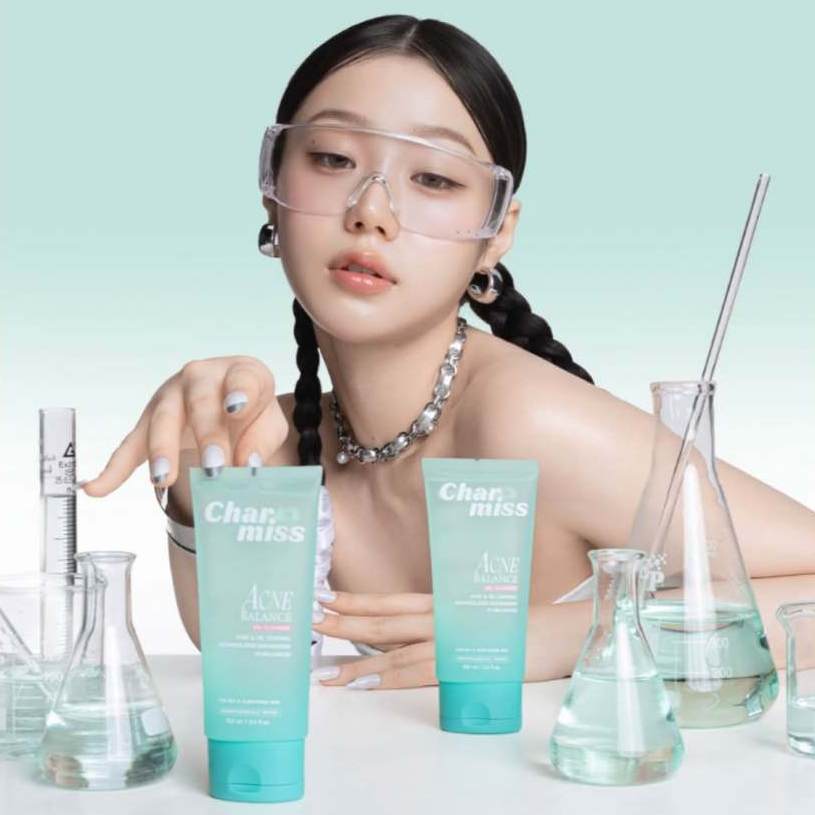 ถูก/แท้/มีไลฟ์ เจลล้างหน้า Charmiss Acne Balance Gel Cleanser โฟมล้างหน้า คุมมัน ลดสิว ผิวไบร์ท กระจ่างใส ชุ่มชื้น ราคา ถูกที่สุด ดีลบีเคเค แกลเลอรีภาพที่ 9
