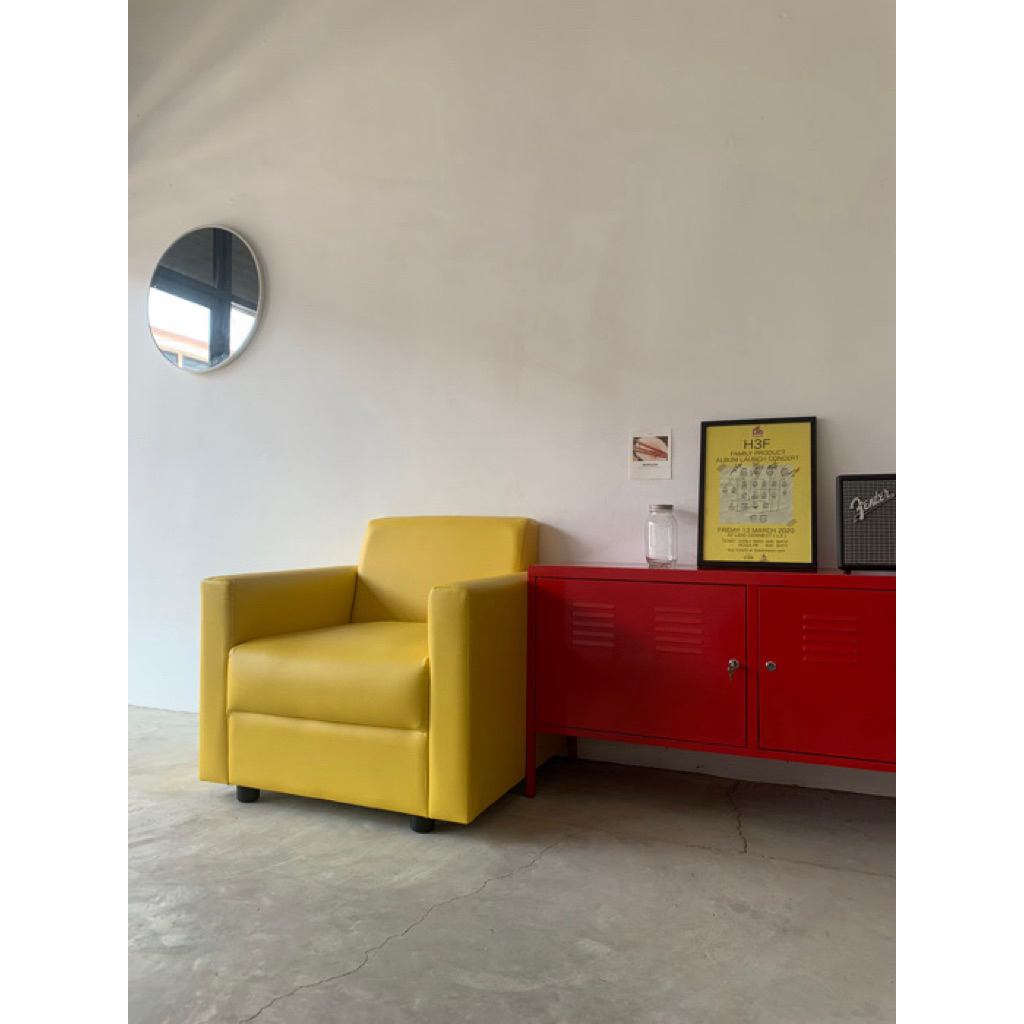 ✨ โซฟา 1ที่นั่งแขนตรงขนาด80x75x80cm✨⛵️