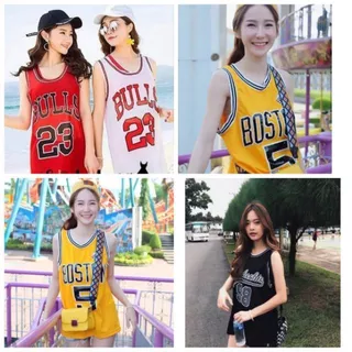 เสื้อบาส กล้ามบาส เสื้อแขนกุด ชายและหญิง ใส่สบาย ผ้าดีเกรดพรีเมี่ยม รับประกันความพึงพอใจ