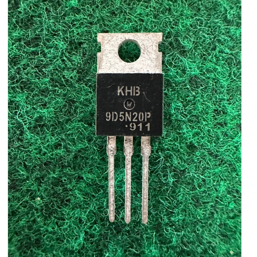 MOSFET KHB9D5N20P 9D5N20P TO-220 , จำนวน 1 ตัว